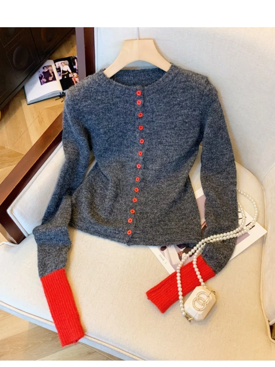 Color Blo Knitwear Women's round Ne Long Sve Soft Cozy Cardigan Sweater Lazy Sle Top for Autumn New Arrival
Color Blo Knitwear Women's round Ne Long Sve Soft Cozy Cardigan Sweater Lazy Sle Top for Autumn New Arrival