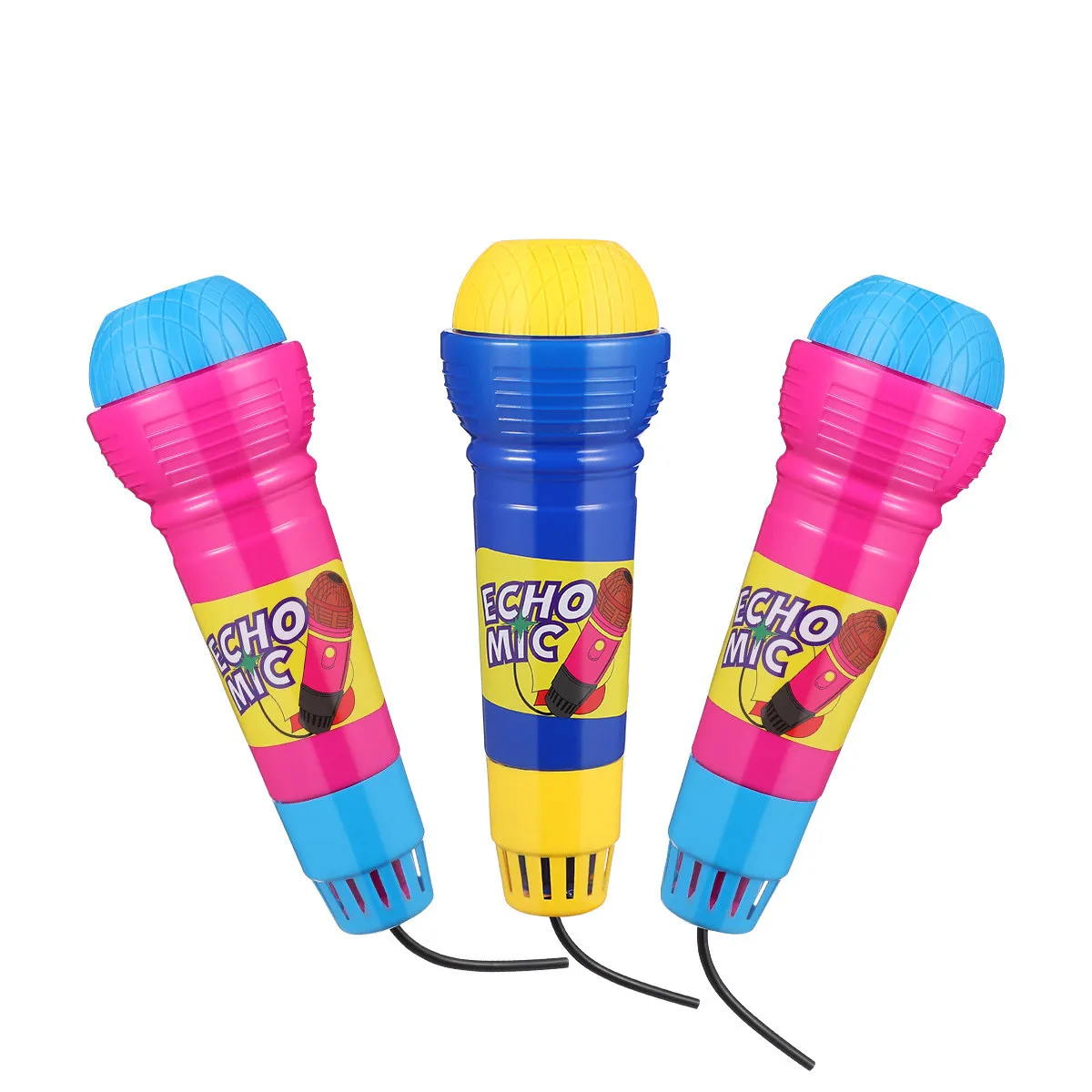 3Pcs Echo Microphone Plastic Lightweight Multicolor Portable Fun Role Play Singing Microphone for Kids Birthday Party
3Pcs Echo Microphone Plastic Lightweight Multicolor Portable Fun Role Play Singing Microphone for Kids Birthday Party