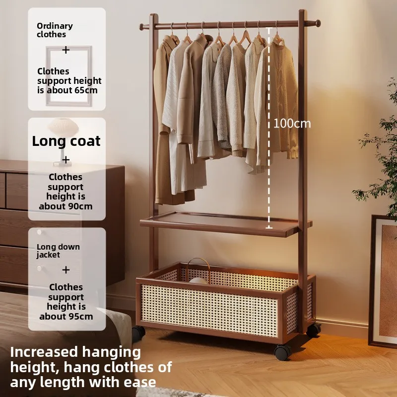 Simple hanger Floor-to-ceiling vertical bedroom laundry basket Hanging hanger Movable coat rack Multifunctional storage rack
Simple hanger Floor-to-ceiling vertical bedroom laundry basket Hanging hanger Movable coat rack Multifunctional storage rack