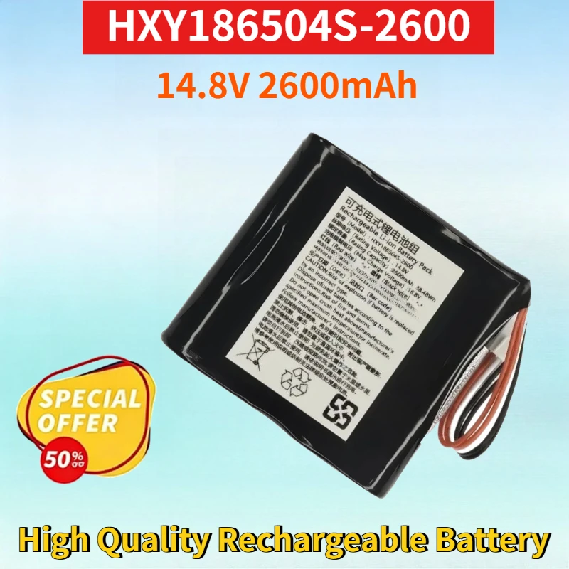 Newest HXY186504S-2600 14.8V 2600mAh Rechargeable for Lithium-polymer High Quality High Capacity Replacement Battery Pack
Newest HXY186504S-2600 14.8V 2600mAh Rechargeable for Lithium-polymer High Quality High Capacity Replacement Battery Pack