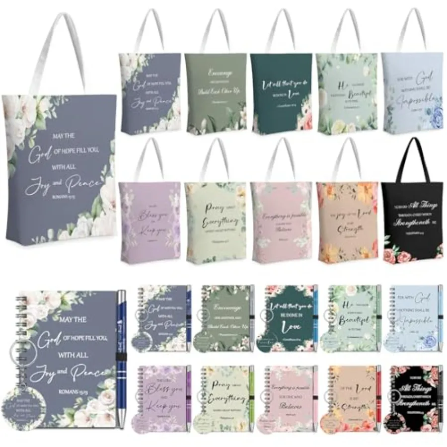 10 Sets Christian Gifts Bulk Include Christian Tote Bags Scripture Notebooks Bible Verse Pens Keychains Inspirational Religious
10 Sets Christian Gifts Bulk Include Christian Tote Bags Scripture Notebooks Bible Verse Pens Keychains Inspirational Religious