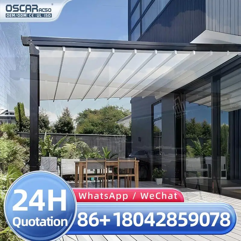 Folding Patio Awning Retractable Roof With LED Light Customizable Outdoor Shade for Garden Balcony Terrace Retractable Canopy Pe
Folding Patio Awning Retractable Roof With LED Light Customizable Outdoor Shade for Garden Balcony Terrace Retractable Canopy Pe