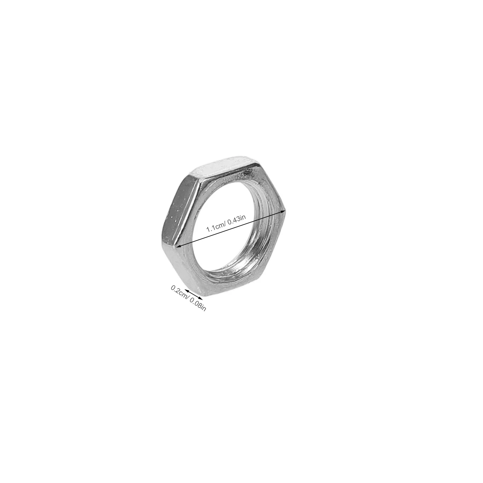 100Pcs Steel Hexagon Locknut Lamp Fastener Fine Thread Pitch Compatible with Light Socket Rings Light Holder Ring
100Pcs Steel Hexagon Locknut Lamp Fastener Fine Thread Pitch Compatible with Light Socket Rings Light Holder Ring