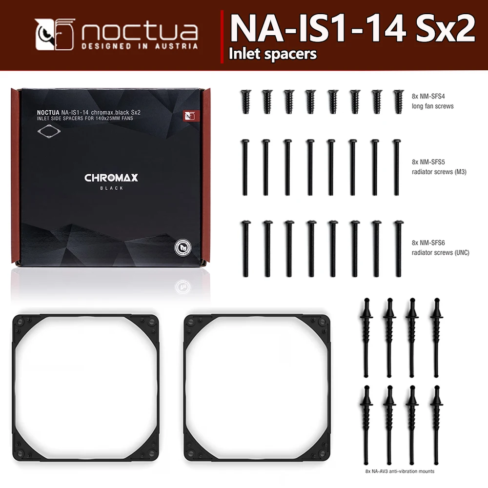 Noctua NA-IS1-14 Sx2 Больше воздушного потока, меньше шума Совместимость со всеми токами Noctua Квадратная рамка 140x25 мм Вентилятор Корпус ПК Радиаторы 280 мм
Noctua NA-IS1-14 Sx2 Больше воздушного потока, меньше шума Совместимость со всеми токами Noctua Квадратная рамка 140x25 мм Вентилятор Корпус ПК Радиаторы 280 мм