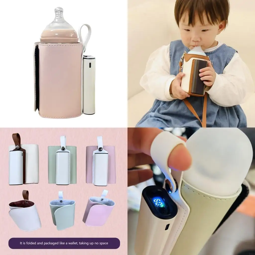 D5QA Portable Baby Bottle Warmer with Intelligent Temperature Memory 21 Adjustable Setting Rechargeable Battery for Travel
D5QA Portable Baby Bottle Warmer with Intelligent Temperature Memory 21 Adjustable Setting Rechargeable Battery for Travel