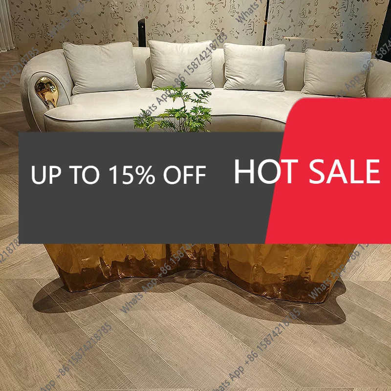 Итальянский журнальный столик из корней дерева в стиле лайт-люкс, с гравировкой, из нержавеющей стали, современный, нестандартной формы, дизайнерский, модный
Итальянский журнальный столик из корней дерева в стиле лайт-люкс, с гравировкой, из нержавеющей стали, современный, нестандартной формы, дизайнерский, модный