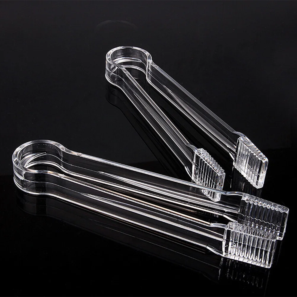 5pcs Transparent Acrylic Ice Tongs Serving Tongs Food Clip Bread Cake Salad Tongs for Home Party Bar
5pcs Transparent Acrylic Ice Tongs Serving Tongs Food Clip Bread Cake Salad Tongs for Home Party Bar