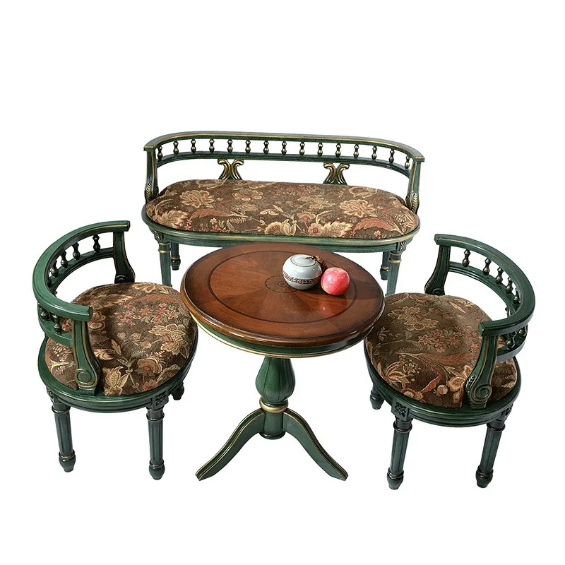 American solid wood small coffee table painted corner table living room sofa edge small apartment round table
American solid wood small coffee table painted corner table living room sofa edge small apartment round table