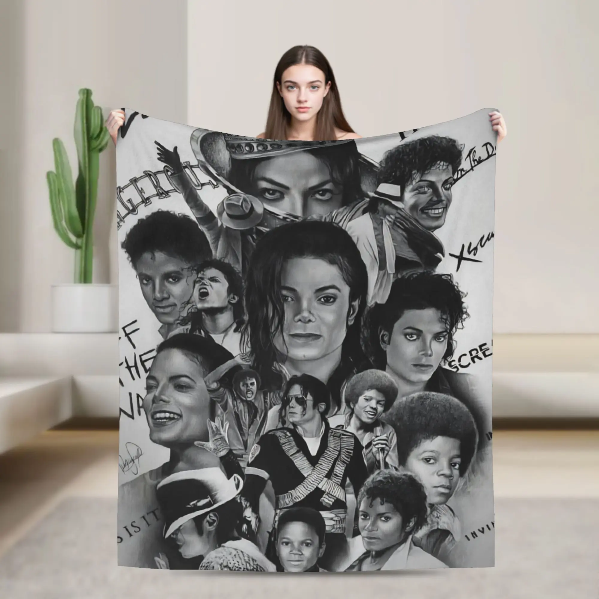 Dancer Michael Jackson Thriller Musician Blanket King of Pop Music Moonwalker Movie Throw Blanket Bed Fashion Bedspread
Dancer Michael Jackson Thriller Musician Blanket King of Pop Music Moonwalker Movie Throw Blanket Bed Fashion Bedspread