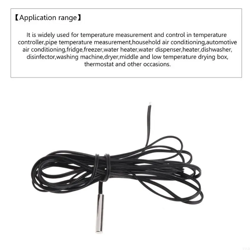 1.5 Meters NTC Thermistor Temperature Waterproof Probe Wire 10K 1% for Conditioning Car Condition
1.5 Meters NTC Thermistor Temperature Waterproof Probe Wire 10K 1% for Conditioning Car Condition