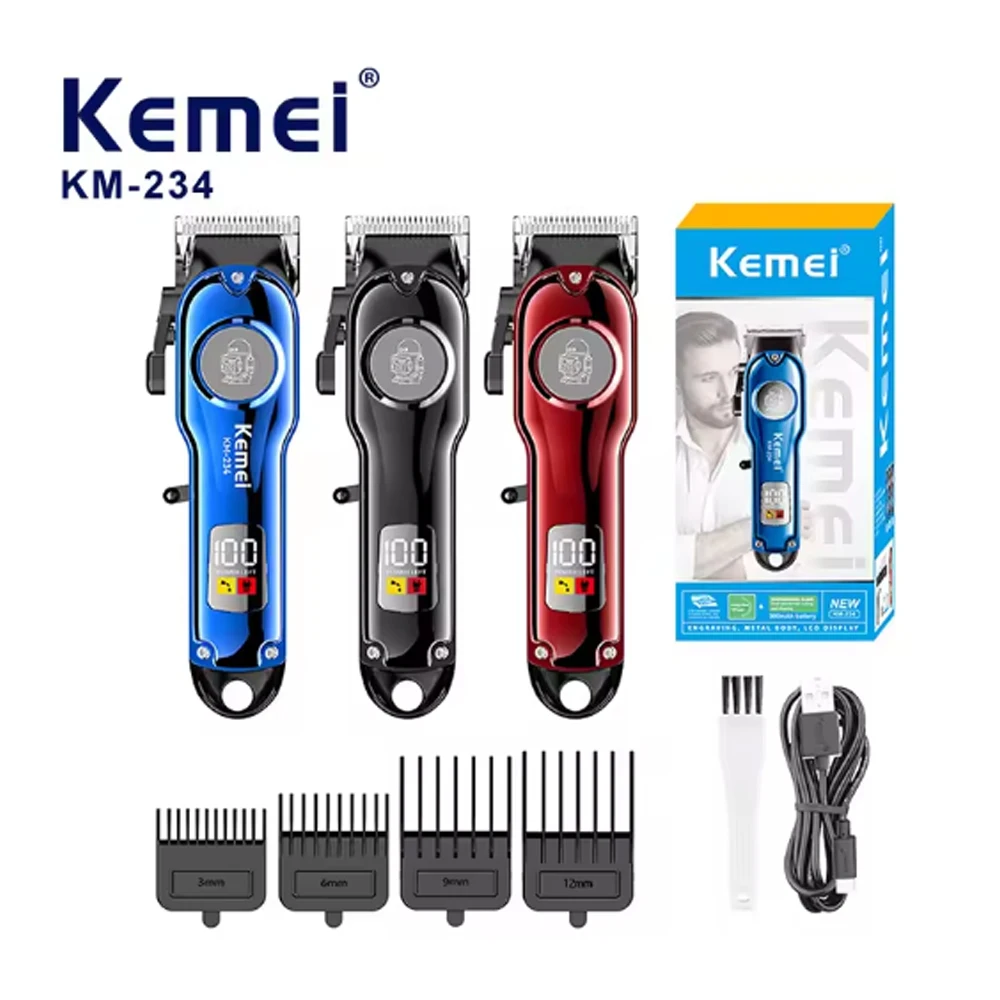 Машинка для стрижки волос kemei, комплект машинки для стрижки волос, электрическая машинка для стрижки лысины, профессиональная парикмахерская машина для стрижки волос
Машинка для стрижки волос kemei, комплект машинки для стрижки волос, электрическая машинка для стрижки лысины, профессиональная парикмахерская машина для стрижки волос