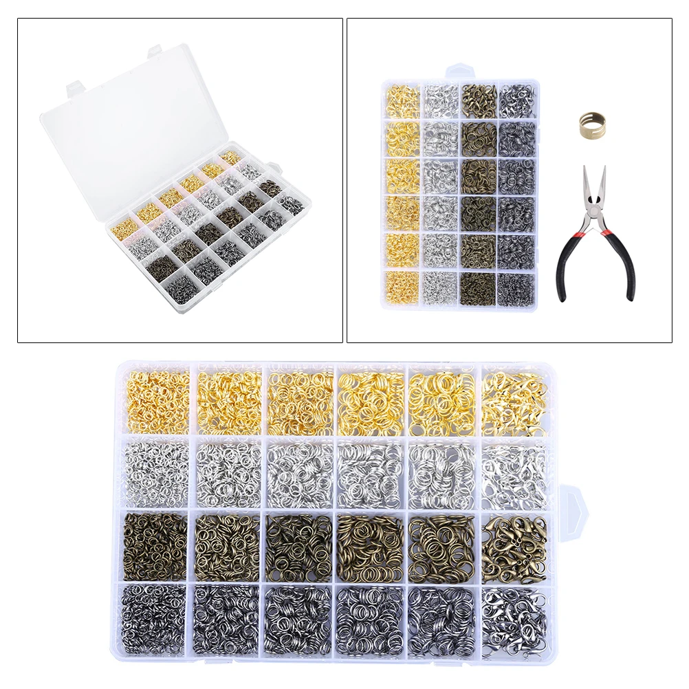 DIY Jewelry Making Supplies Alloy Pendant Set Connector Rings Beads Craft Tools Kit For Necklace Bracelet Earrings DIY
DIY Jewelry Making Supplies Alloy Pendant Set Connector Rings Beads Craft Tools Kit For Necklace Bracelet Earrings DIY
