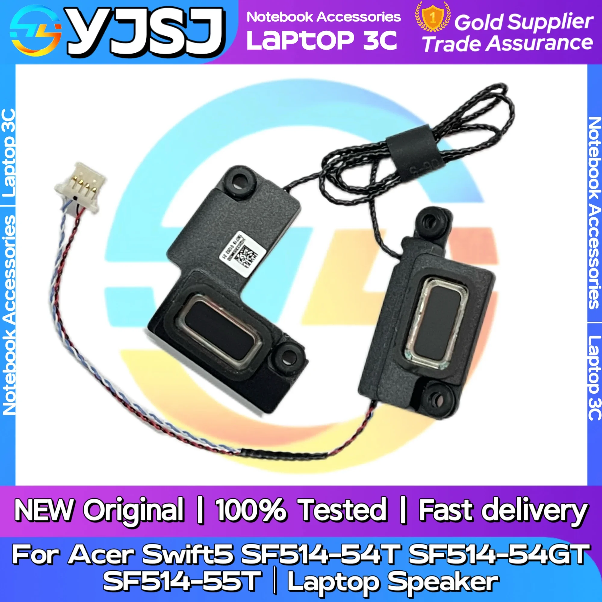 New GENUINE Original Laptop Speaker For Acer Swift 5 SF514-54 SF514-55GT SF514-55T SF514-55GTA built-in speaker HQ20330794000
New GENUINE Original Laptop Speaker For Acer Swift 5 SF514-54 SF514-55GT SF514-55T SF514-55GTA built-in speaker HQ20330794000