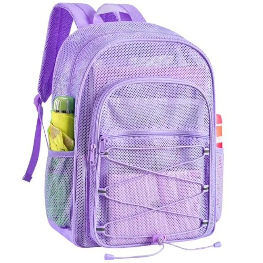 Heavy Duty Mesh Backpacks for Adults, See Through Backpack with Adjustable Straps, Mesh Bags for Swimming Purple
Heavy Duty Mesh Backpacks for Adults, See Through Backpack with Adjustable Straps, Mesh Bags for Swimming Purple