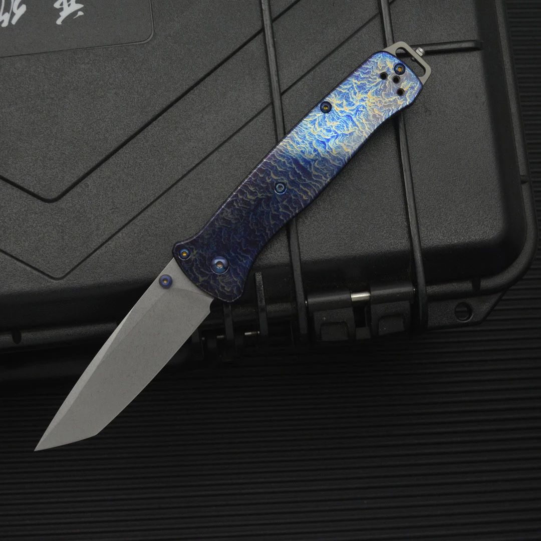 Liei Store 537BK-1 Folding Knife 3.34" M390 Tanto Plain Blade, TC4 Handles
Liei Store 537BK-1 Folding Knife 3.34" M390 Tanto Plain Blade, TC4 Handles