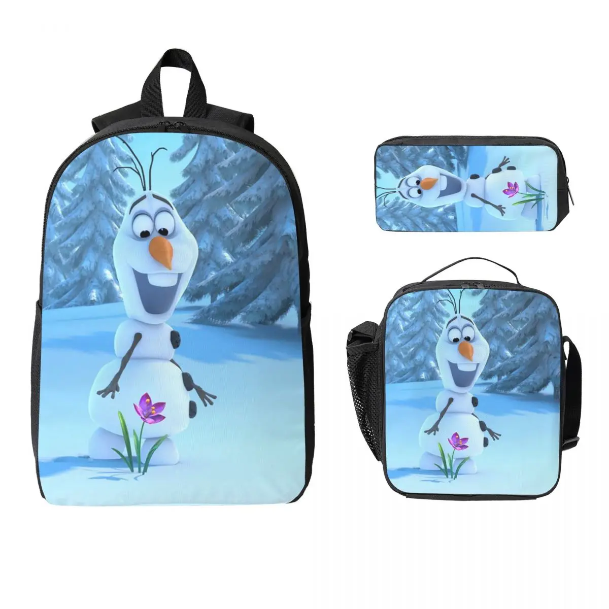 Frozen Cartoon Backpack Student Boys Girls BookBag School Bag Computer Shoulder Bags 3ps Insulated Lunch Bag Pencil Case
Frozen Cartoon Backpack Student Boys Girls BookBag School Bag Computer Shoulder Bags 3ps Insulated Lunch Bag Pencil Case