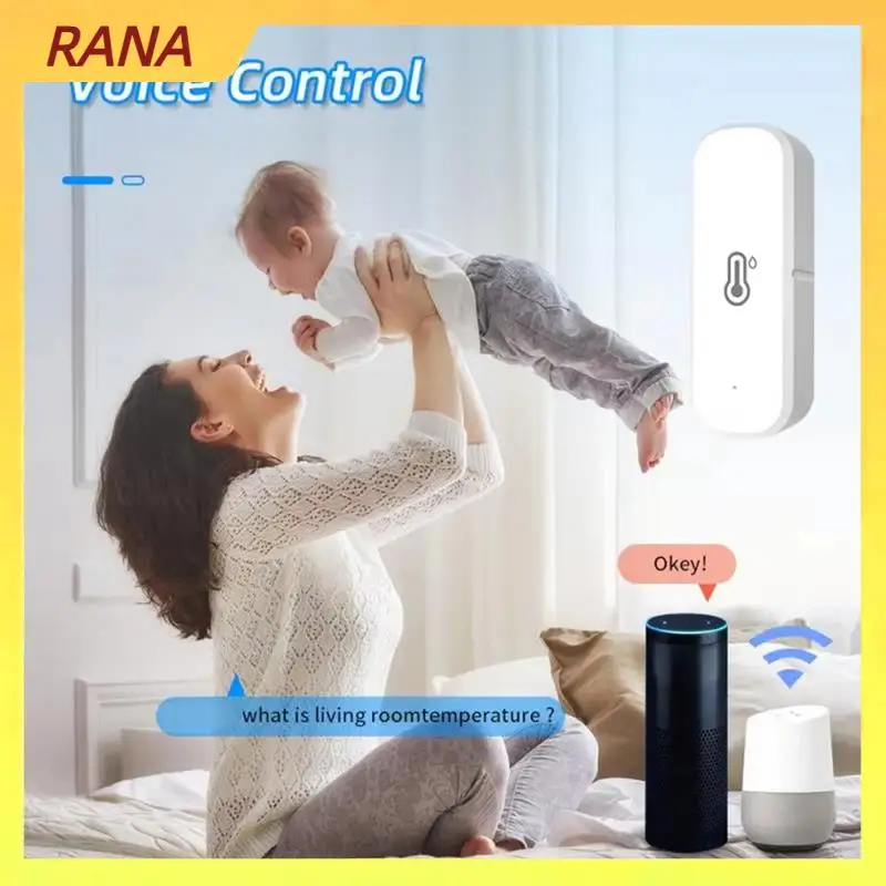 RANA Wi-Fi 3,0 датчик температуры и влажности Крытый умный гигрометр термометр поддерживает Alexa Home Tuya Smart Life
RANA Wi-Fi 3,0 датчик температуры и влажности Крытый умный гигрометр термометр поддерживает Alexa Home Tuya Smart Life