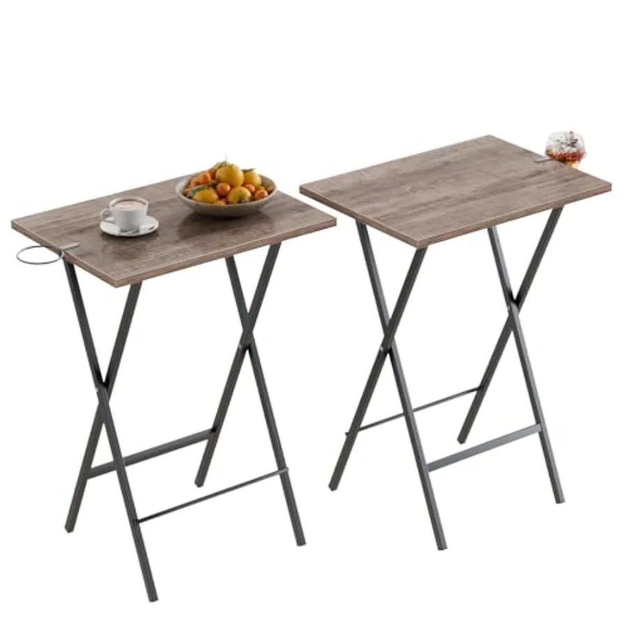 Folding TV Tray for Eating, Portable Dinner/Snack Table with Cup Holder for Couch, Living Room and Small Space
Folding TV Tray for Eating, Portable Dinner/Snack Table with Cup Holder for Couch, Living Room and Small Space