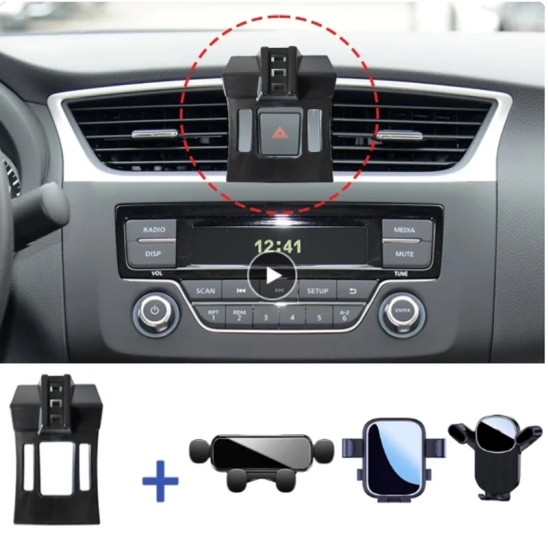 Автомобильный держатель для телефона для Nissan Sylphy 2012 2013 2014 2015 2016 2017 2018, Фиксированный кронштейн, особая Гравитация, автомобильные крепления для телефона
Автомобильный держатель для телефона для Nissan Sylphy 2012 2013 2014 2015 2016 2017 2018, Фиксированный кронштейн, особая Гравитация, автомобильные крепления для телефона