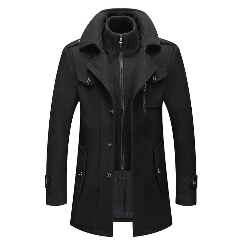 Winter Men's Wool Coat New Solid Color Cold Resistant Men Woolen Overcoat Double Collar Casual Trench Coat Male Oversized 4XL
Winter Men's Wool Coat New Solid Color Cold Resistant Men Woolen Overcoat Double Collar Casual Trench Coat Male Oversized 4XL