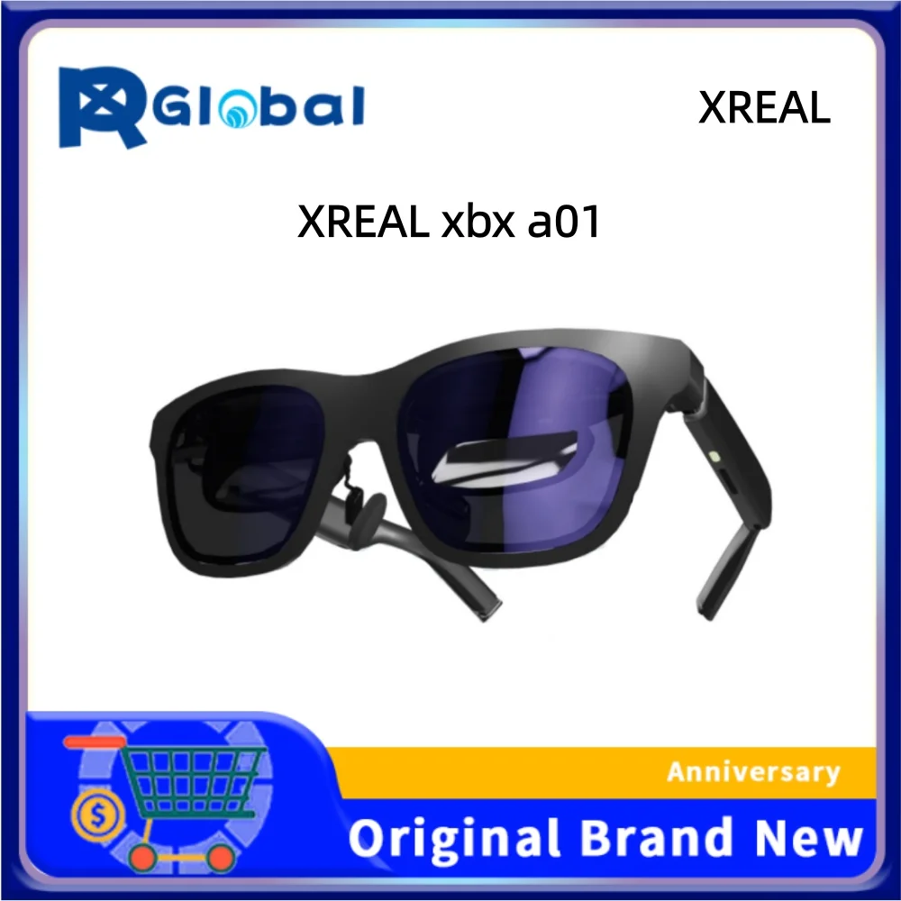 XREAL xbx a01 XR Glasses: 62g, supports HDR10, 1600 nits, 50-degree FOV, for watching movies and gaming
XREAL xbx a01 XR Glasses: 62g, supports HDR10, 1600 nits, 50-degree FOV, for watching movies and gaming