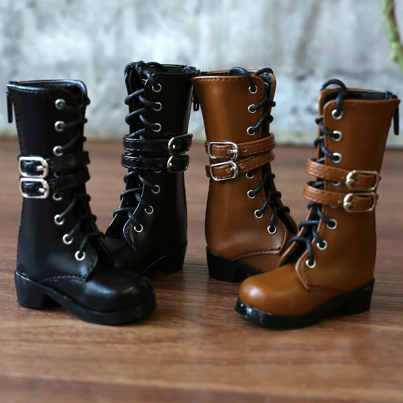 D03-P803 children toy BJD DD SD MSD 1/4 1/3 accessories black brown color lace-up buckle boots 1 pair
D03-P803 children toy BJD DD SD MSD 1/4 1/3 accessories black brown color lace-up buckle boots 1 pair