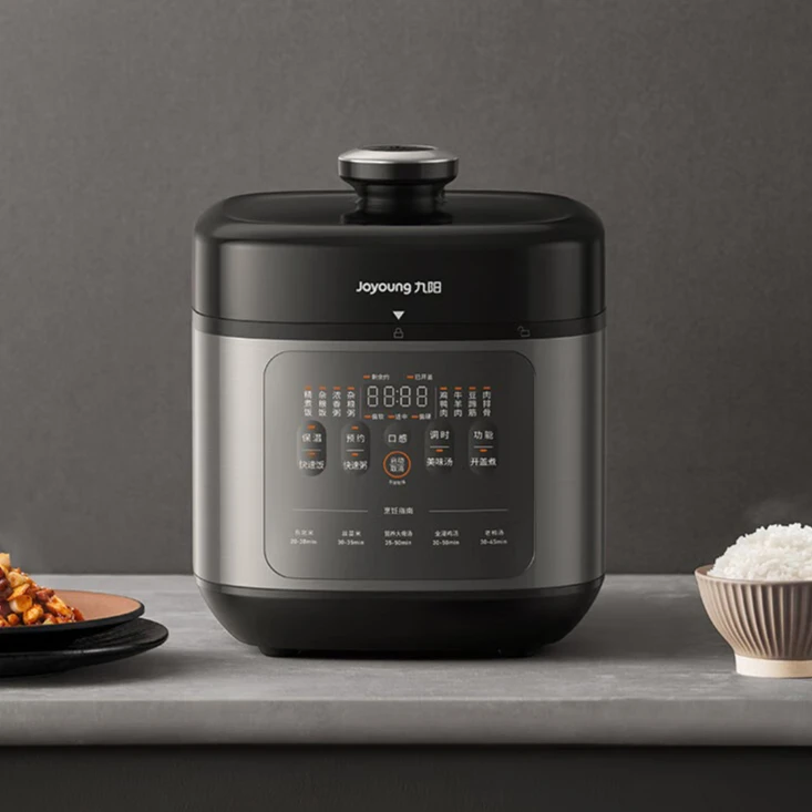 Joyoung Electric Pressure Cooker, 5L Double Inner Pot, Multifunctional Electric Pressure Cooker with Smart Timer