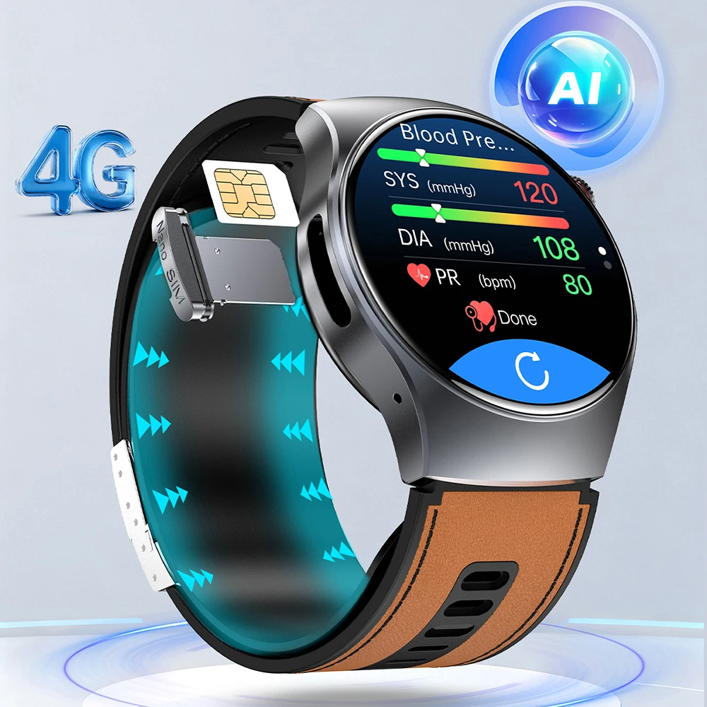 Air Bag+Air Pump Accurate Blood Pressure 4G SIM Card+BT Calling Smartwatch Men ECG Heart Rate SPO2 Health Smart Watch Women 2026
Air Bag+Air Pump Accurate Blood Pressure 4G SIM Card+BT Calling Smartwatch Men ECG Heart Rate SPO2 Health Smart Watch Women 2026