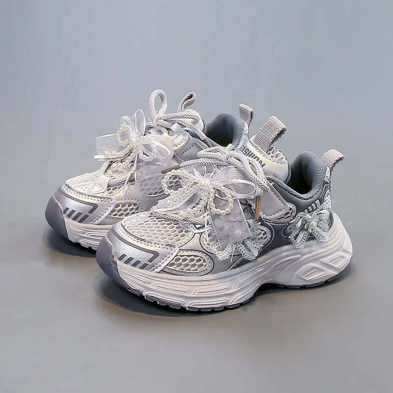 Fashion Kids School Basketball Shoes Bowknot Causal Girl's School Sneakers Mesh Patchwork Children Running Sneakers Breathable
Fashion Kids School Basketball Shoes Bowknot Causal Girl's School Sneakers Mesh Patchwork Children Running Sneakers Breathable