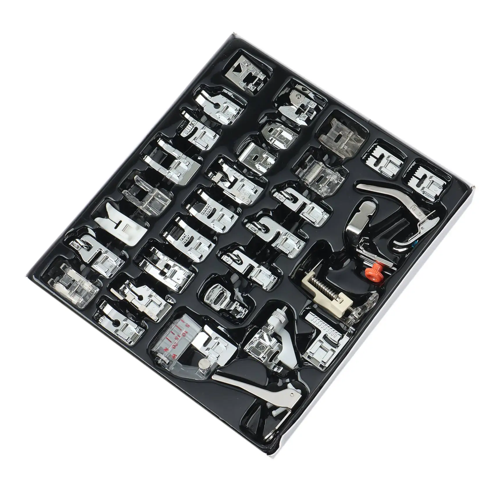 A66R-32PCS Sewing Machine Accessories Knitted Blind Darning Presser Foot Kit Suitable for Most Sewing Machine
A66R-32PCS Sewing Machine Accessories Knitted Blind Darning Presser Foot Kit Suitable for Most Sewing Machine