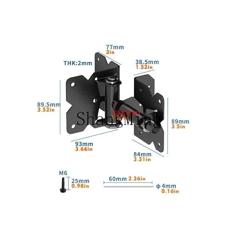 CL Fence Gate Hinged Fence Gate Hinge Latch Garden Gate Hinged Wooden Fence Hinge Set
CL Fence Gate Hinged Fence Gate Hinge Latch Garden Gate Hinged Wooden Fence Hinge Set