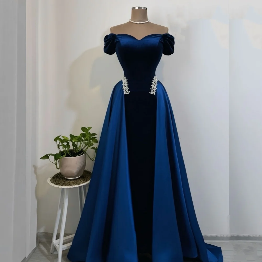 Customized Glitter Beading Off-the-shoulder A-line Long Dresses Women's Evening Gowns Bespoke Occasion Elegant Party Wedding
Customized Glitter Beading Off-the-shoulder A-line Long Dresses Women's Evening Gowns Bespoke Occasion Elegant Party Wedding