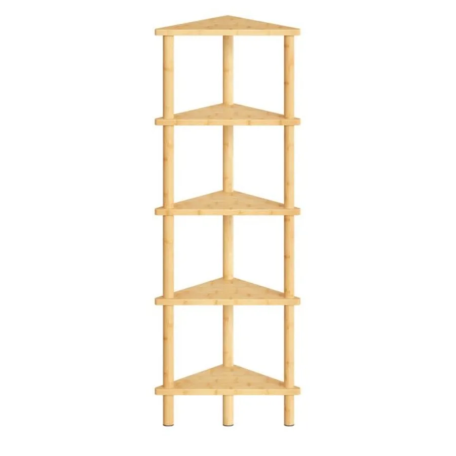 Corner Shelf Stand 5-Tier Bamboo Corner Bookshelf Plant Display Shelf Corner Bookcase Multipurpose Shelving Unit for Small Spac
Corner Shelf Stand 5-Tier Bamboo Corner Bookshelf Plant Display Shelf Corner Bookcase Multipurpose Shelving Unit for Small Spac