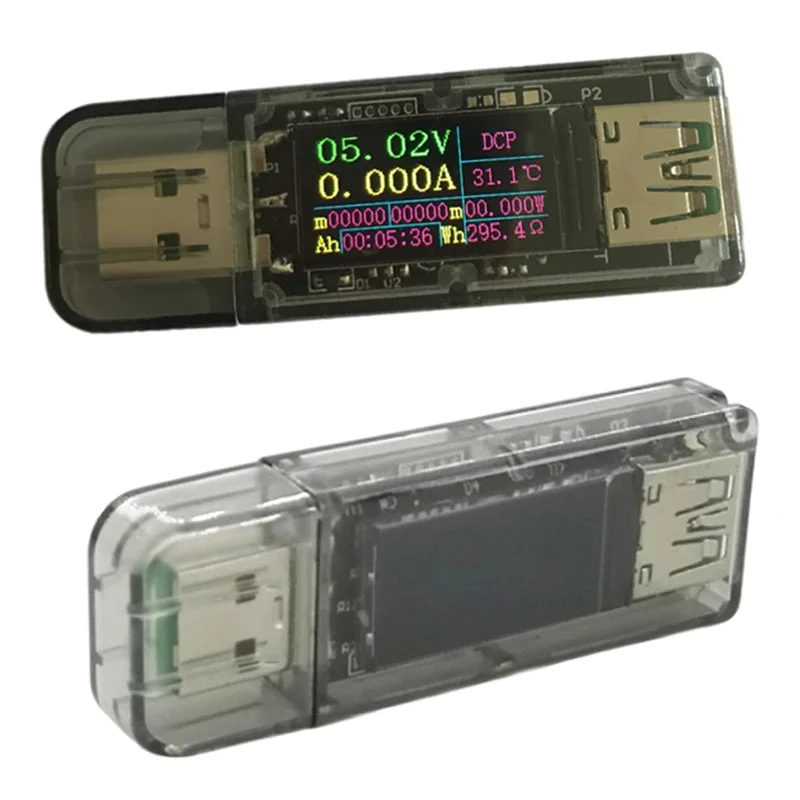 5A USB Tester Color LCD Screen Voltmeter Ammeter Power Battery Capacity Fast Charging Protocol Charger Bao Module UT
5A USB Tester Color LCD Screen Voltmeter Ammeter Power Battery Capacity Fast Charging Protocol Charger Bao Module UT