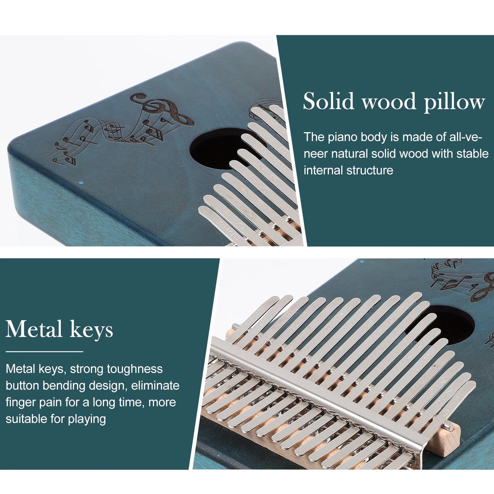 1 Set 17 Keys Portable Kalimba Finger Piano Thumb Music Instrument Clear Sound Durable Mini Kalimba For Beginners Perfect Gift
1 Set 17 Keys Portable Kalimba Finger Piano Thumb Music Instrument Clear Sound Durable Mini Kalimba For Beginners Perfect Gift