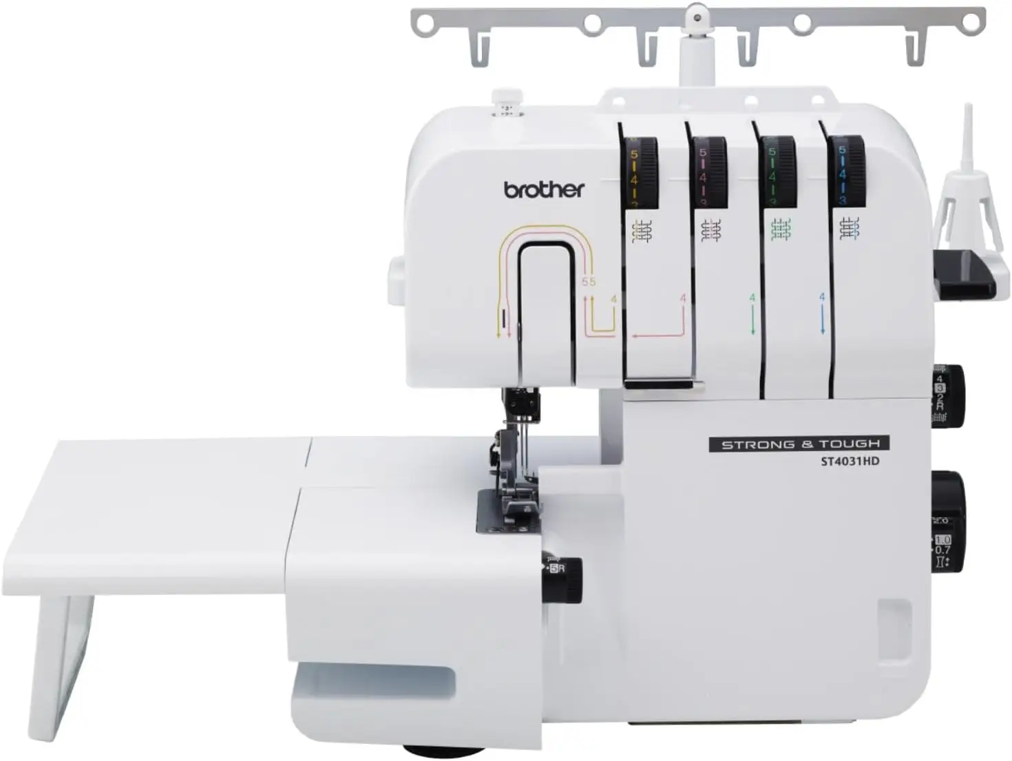 ST4031HD Serger, Strong & Tough Serger, 1,300 Stitches Per Minute, Durable Metal Frame Overlock Machine
ST4031HD Serger, Strong & Tough Serger, 1,300 Stitches Per Minute, Durable Metal Frame Overlock Machine