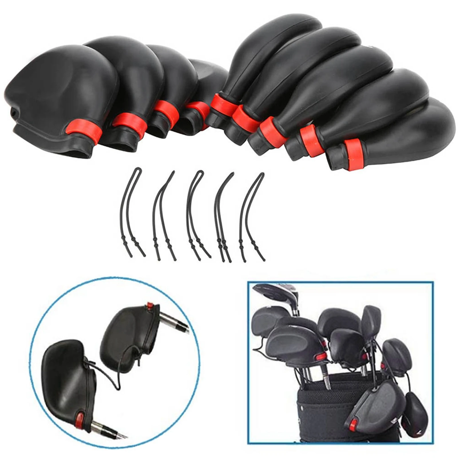 9pcs Exquisite PVC Golf Club Iron Head Covers Protector Golf Putter Club Head Cover Sets
9pcs Exquisite PVC Golf Club Iron Head Covers Protector Golf Putter Club Head Cover Sets