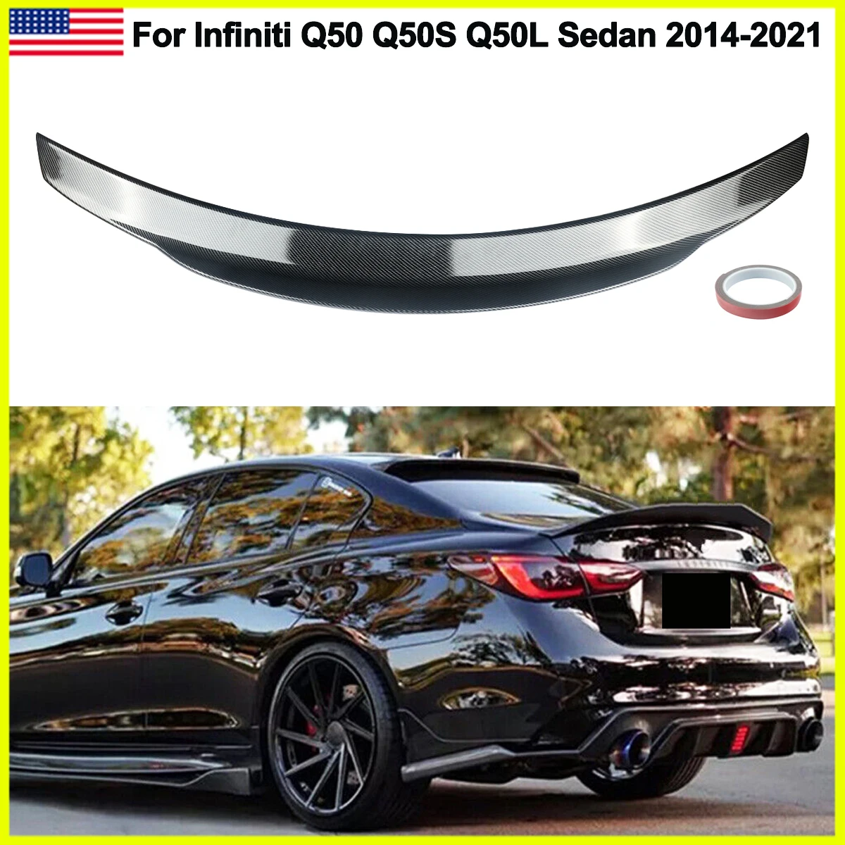 Задние хвостовые крылья, пригодные для Infiniti Q50 2014-2022, углеродное волокно, стиль PSM, утконос, задний спойлер багажника, крышка, диффузор Magickit
Задние хвостовые крылья, пригодные для Infiniti Q50 2014-2022, углеродное волокно, стиль PSM, утконос, задний спойлер багажника, крышка, диффузор Magickit