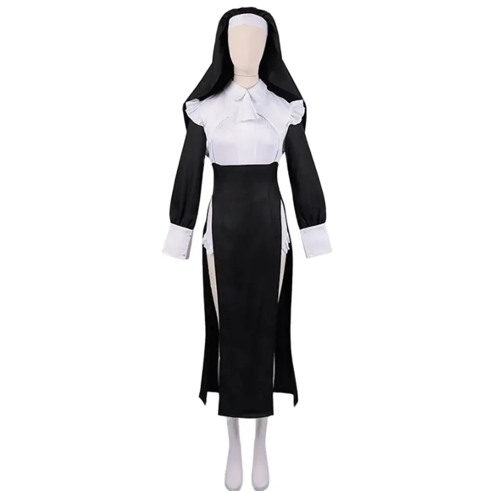 Pop Nun Cosplay Costume Original Design Woman Dress Halloween Sexy Woman Cosplay Suit Anime Nun Headgear Chowbie
Pop Nun Cosplay Costume Original Design Woman Dress Halloween Sexy Woman Cosplay Suit Anime Nun Headgear Chowbie