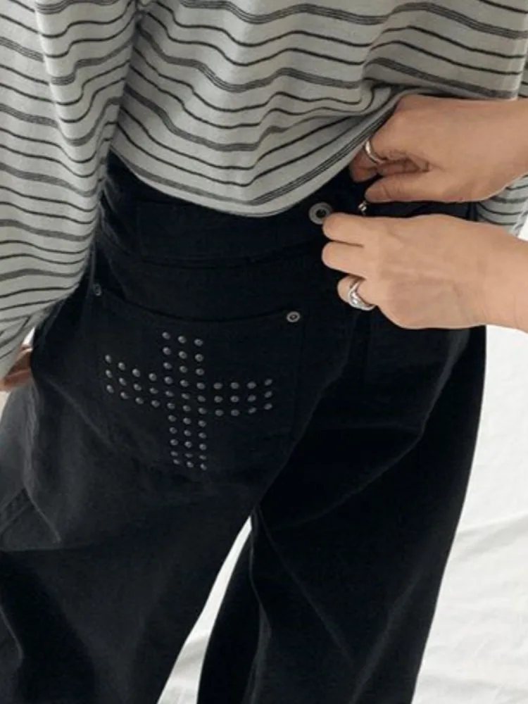 Street Style Leopard Print Cross Diamond Embellished Casual Slimming Retro Cool Denim Jeans for Women Spring Autumn Winter
Street Style Leopard Print Cross Diamond Embellished Casual Slimming Retro Cool Denim Jeans for Women Spring Autumn Winter