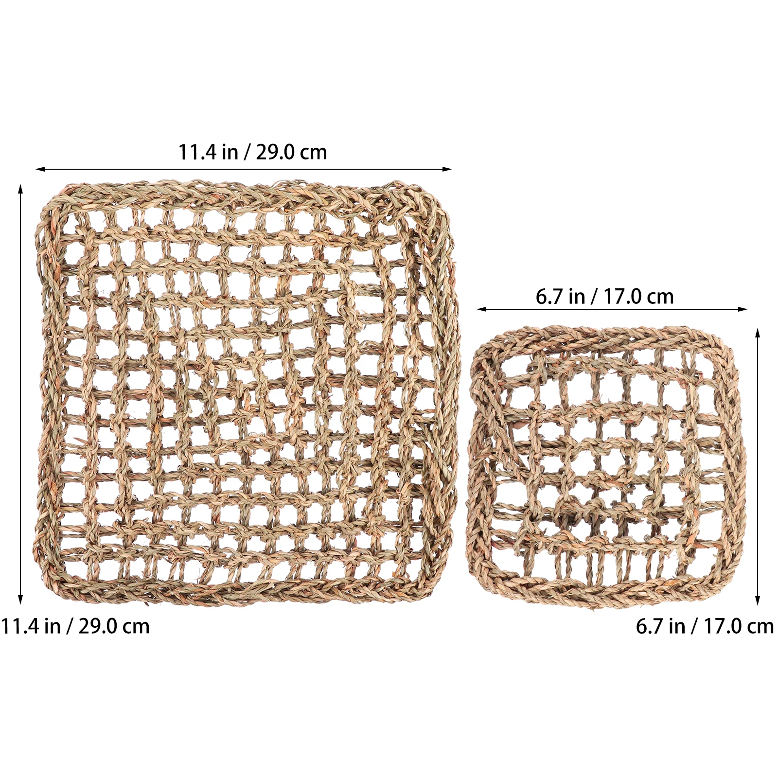 2pcs Rabbit Grass Bunny Chinchilla Activity Woven Bed Mat For Guinea Pig Hamster Squirrel Chew Ground Pad Dental Health Pet
2pcs Rabbit Grass Bunny Chinchilla Activity Woven Bed Mat For Guinea Pig Hamster Squirrel Chew Ground Pad Dental Health Pet