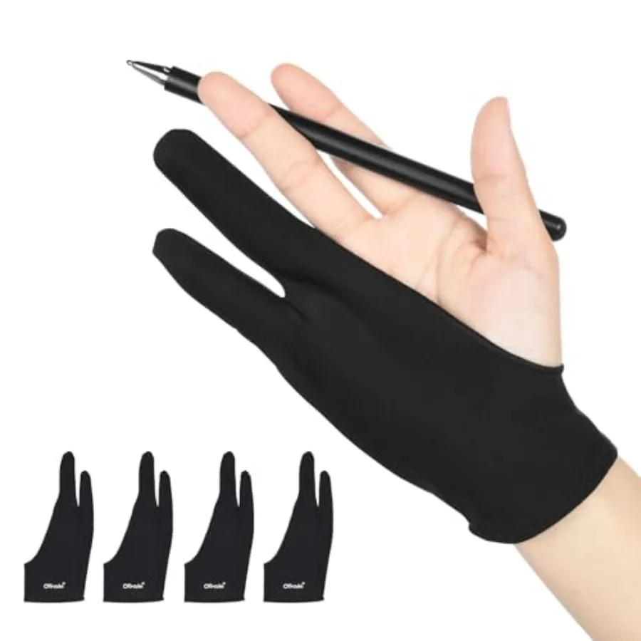 OTraki 4 Pack Artist Drawing Gloves for Digital Tablet Paper Sketching
OTraki 4 Pack Artist Drawing Gloves for Digital Tablet Paper Sketching