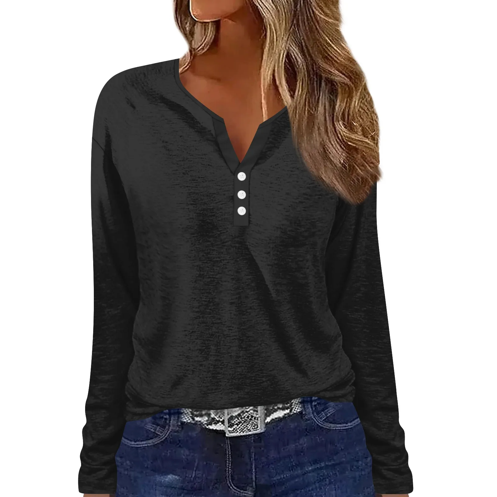 Button Top V Neck Hoodie Women Autumn Winter Solid Color Casual Sweatshirt Female Comfortable Casual Long Sleeve Loose Tops
Button Top V Neck Hoodie Women Autumn Winter Solid Color Casual Sweatshirt Female Comfortable Casual Long Sleeve Loose Tops