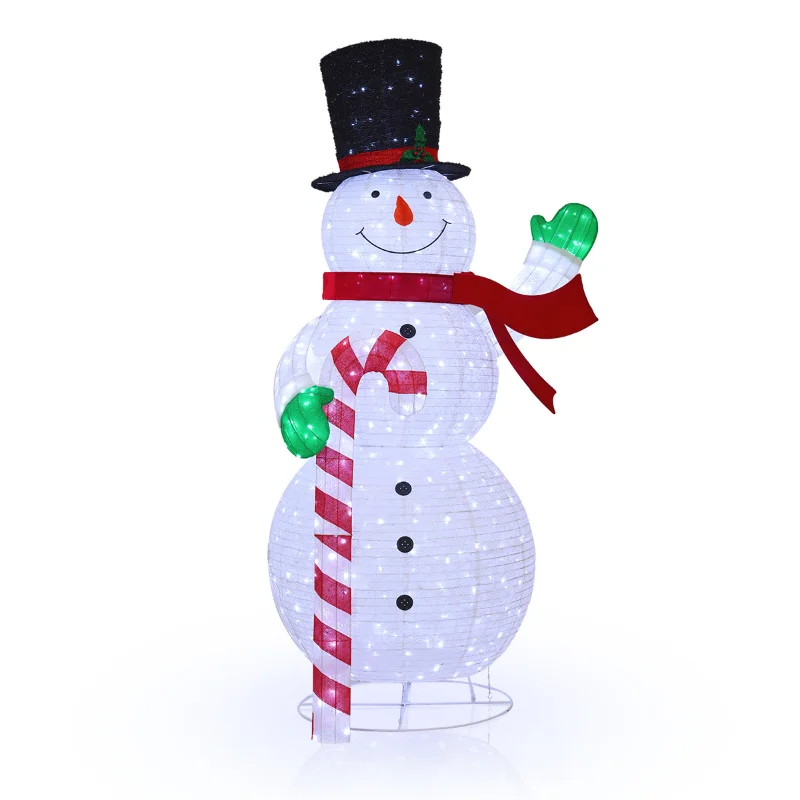 Christmas decoration snowman large telescopic folding plus lamp luminous atmosphere prop scene ornament
Christmas decoration snowman large telescopic folding plus lamp luminous atmosphere prop scene ornament