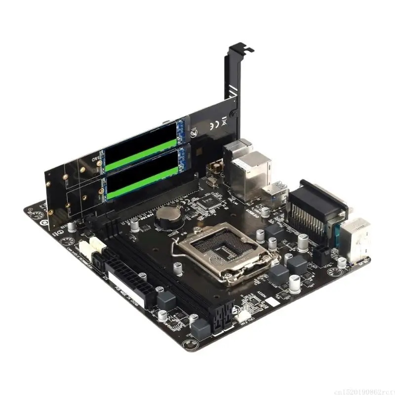 D5BB PCIe4.0 NVMe SSDs Expansion Card Featuring Aluminum Heatsink and Thermal Pad Cooling System
D5BB PCIe4.0 NVMe SSDs Expansion Card Featuring Aluminum Heatsink and Thermal Pad Cooling System
