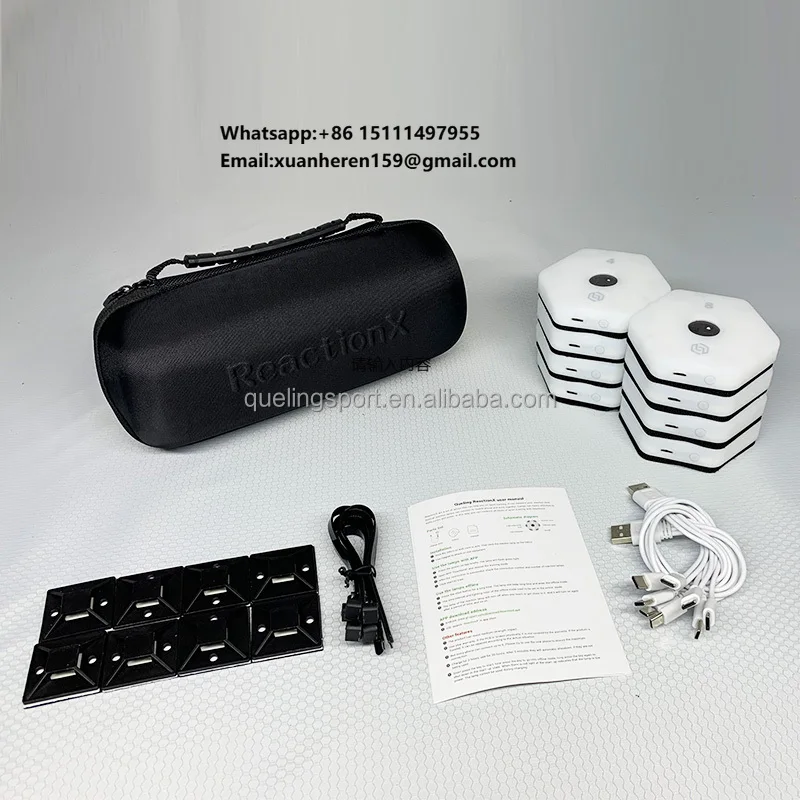 Basketball Training Reaction Lamp Football Taekwondo Tennis Speed Sensing Agile Lamp Badminton Training Equipment 8 Lights+App
Basketball Training Reaction Lamp Football Taekwondo Tennis Speed Sensing Agile Lamp Badminton Training Equipment 8 Lights+App