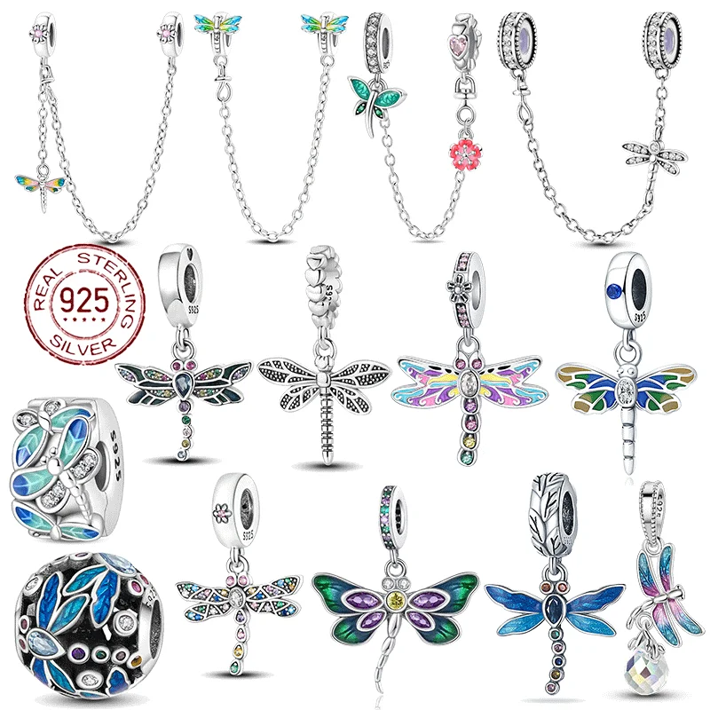 Original Delicate Blue Colored Dragonfly Pendant 925 Sterling Silver Bead Fit Bracelet Women Gift Diy Accessory Party Jewelry
Original Delicate Blue Colored Dragonfly Pendant 925 Sterling Silver Bead Fit Bracelet Women Gift Diy Accessory Party Jewelry