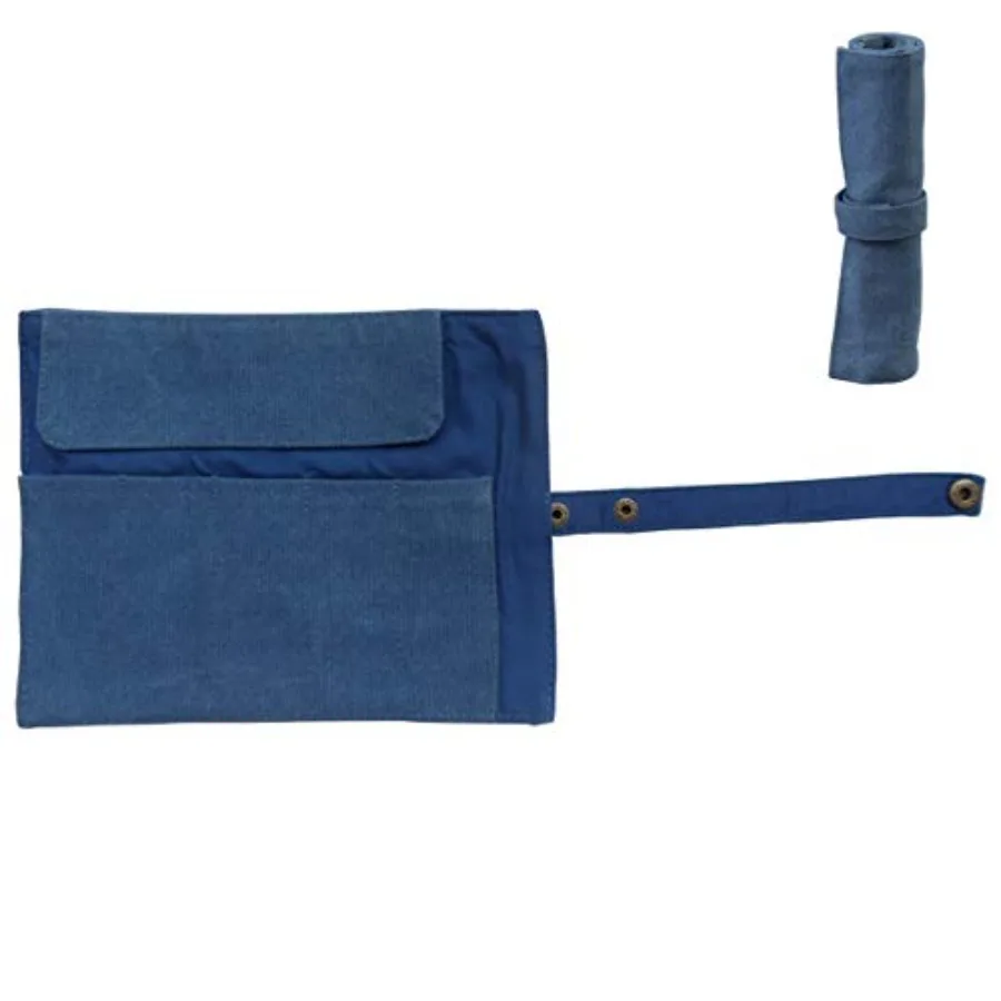 Canvas Stationery Handmade Foldable Rollup Pencil Case Travel Pen Holder Wrap
Canvas Stationery Handmade Foldable Rollup Pencil Case Travel Pen Holder Wrap