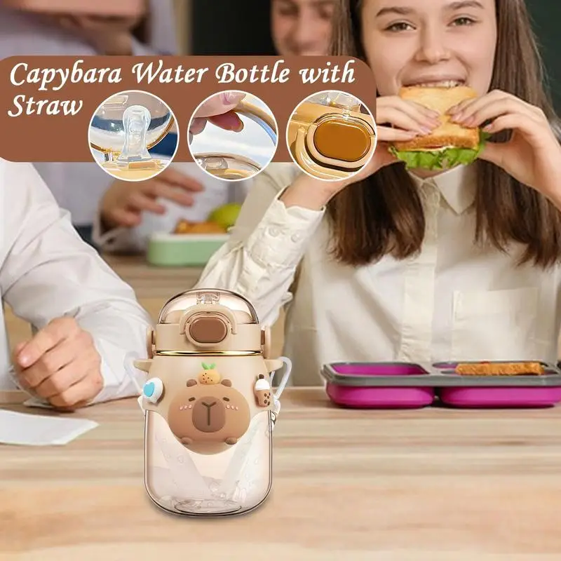 Water Bottle With Straw Cute Water Bottle 820ML Reusable Jug Flask Mug With Straw For School Fitness Hiking Travel Outdoor Gym
Water Bottle With Straw Cute Water Bottle 820ML Reusable Jug Flask Mug With Straw For School Fitness Hiking Travel Outdoor Gym