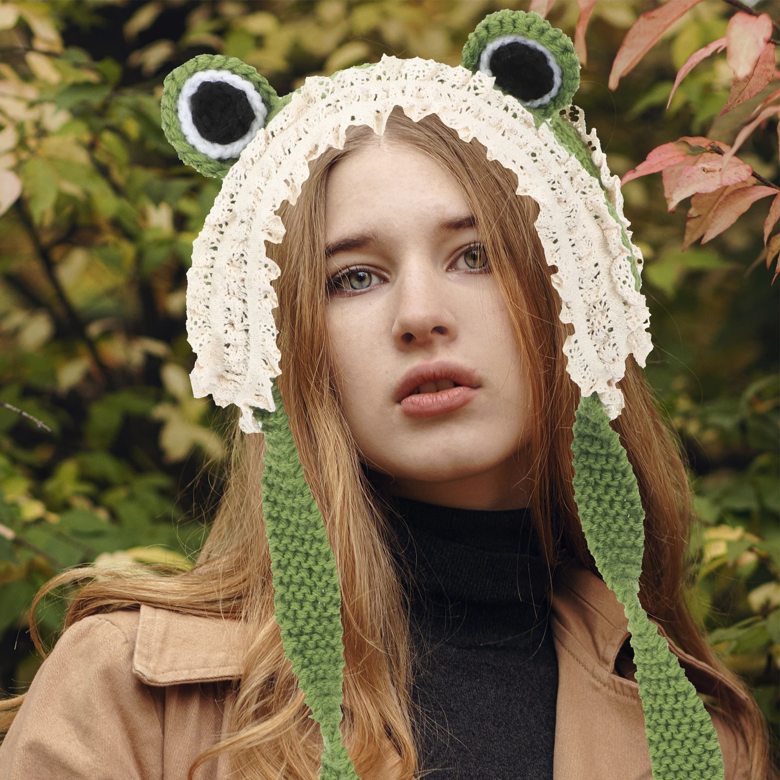Frog shaped Hat Cartoon Style Knitted Cartoon Hat Yarn Ear Protection Warm Winter Fashion friendly
Frog shaped Hat Cartoon Style Knitted Cartoon Hat Yarn Ear Protection Warm Winter Fashion friendly